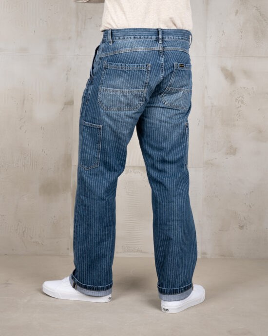 1967 Utility Trousers Blue Wabash Rinsed - principale