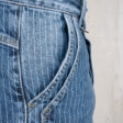 1967 Utility Trousers Blue Wabash Rinsed - Vue 4