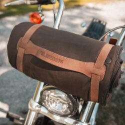 1965 Survival Blanket Waxed Olive couverture-tente-moto-chopper