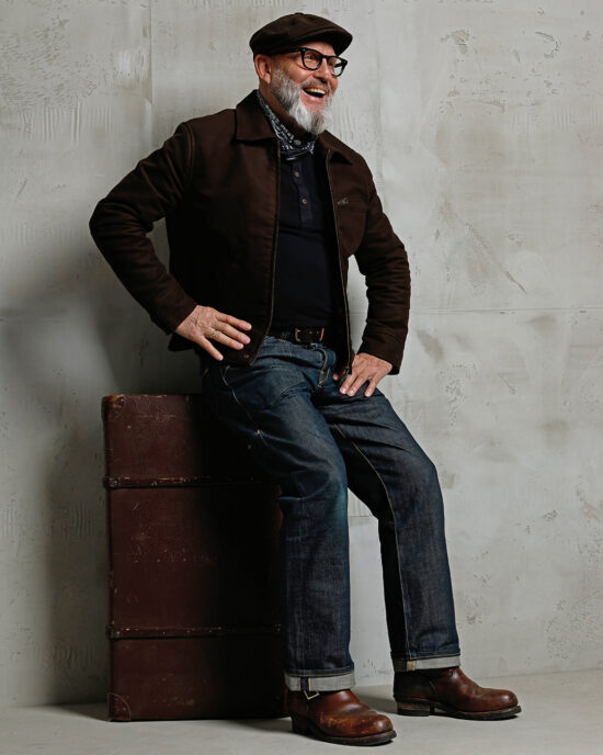 1932-roadster-jacket-moleskin-soil-brown-1 1932 Roadster Jacket Moleskin Soil Brown - principale