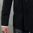 1938 Pea Coat Black Wool - Vue 5