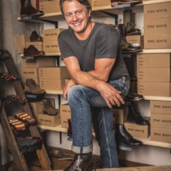 Botte Pike Brothers Bottes Tanker Pike Brothers 1945 Tanker Boots Brown face