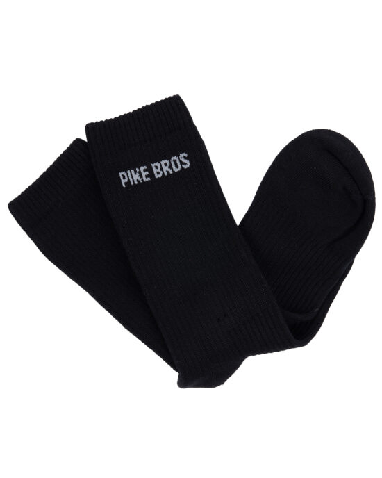 Chaussettes Pike Brothers 1963 Service Socks Noir portees Chaussettes Pike Brothers Service Socks Noir en situation portees
