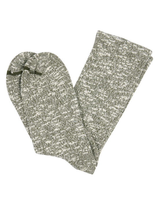 Chaussettes Pike Brothers 1972 Melange Olive portees Melange Olive portees