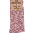 Chaussettes Pike Brothers 1972 Melange Red coton - vue face