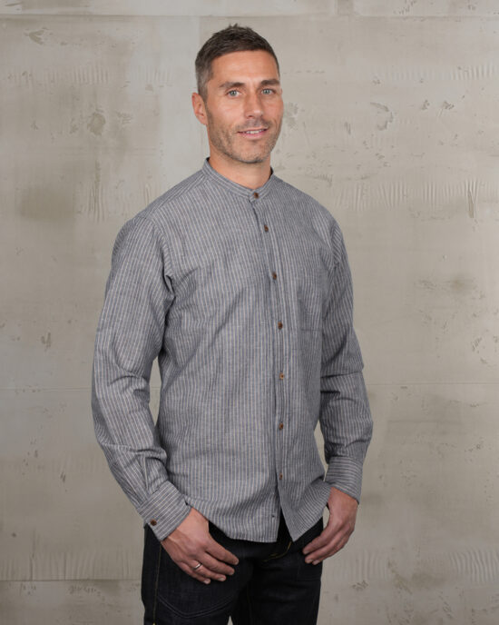 Chemise Pike Brothers 1923 Buccanoy Shirt Brisbane Blue - vue face