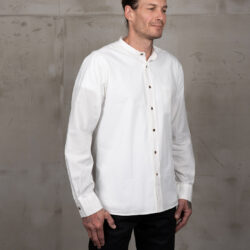 Chemise Pike Brothers 1923 Buccanoy Shirt White Chambray - vue face