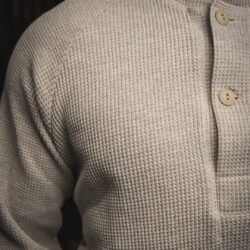 Waffle Shirt Natural dos