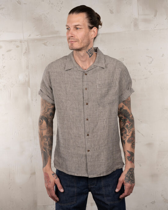 Chemise Pike Brothers 1947 Albert Shirt Sherkin Grey face