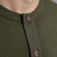 Col tunisien Henley LS Mojave Green