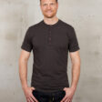 Henley Pike Brothers 1927 Short Sleeve Coffee coton - vue face