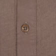 Macro tissu coton Henley Mud