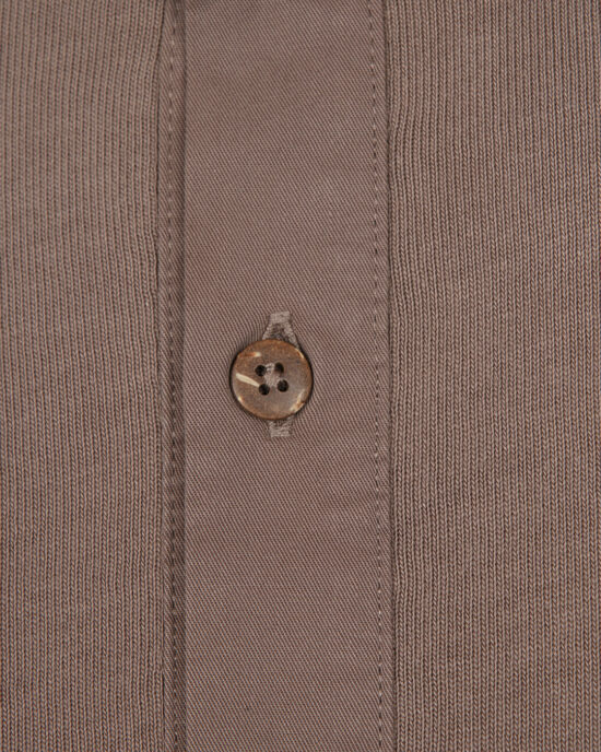 Henley Pike Brothers 1927 SS Mud tissu Macro tissu coton Henley Mud