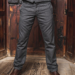 Pantalon Pike Brothers Pantalon Taille Haute Pike Brothers 1947 Harvester Trousers French Asphalt face