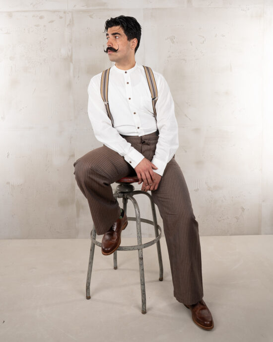 Pantalon Pike Brothers Pantalon Chino Workwear Pike Brothers 1905 Hauler Pant Alameda face