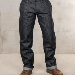 Pantalon Pike Brothers Pantalon Raye Wabash Pike Brothers 1942 Hunting Pant Blue Wabash face