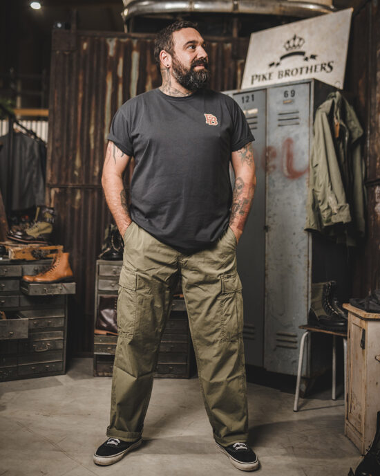 Pantalon Pike Brothers Pantalon Pike Brothers 1966 Jungle Pant Olive face