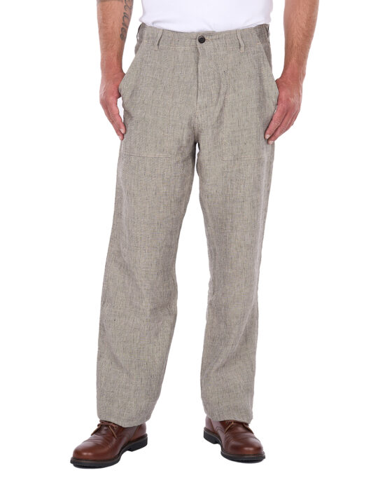 Pantalon Pike Brothers Pantalon Militaire OG-107 Pike Brothers 1962 Sherkin Grey - Coton Gris Vintage - vue face