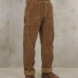 Pantalon Pike Brothers Pantalon Velours Cotele Pike Brothers 1967 Utility Trousers Light Brass Cord face