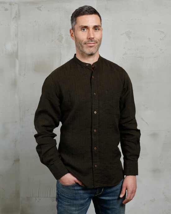 Pike Brothers Buccanoy Shirt Wicklow Green front