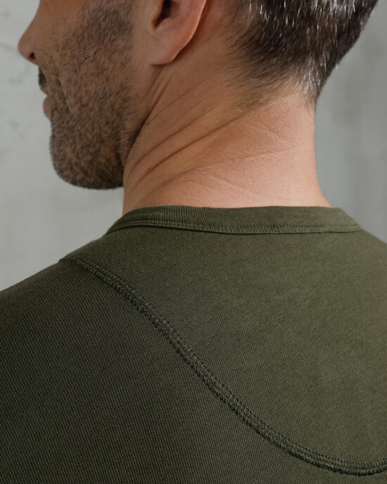 Pike Brothers 1927 Henley LS Mojave Green fabric Pike Brothers Henley LS Mojave Green fabric