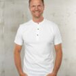 Pike Brothers 1927 Henley Short Sleeve Ecru - front view