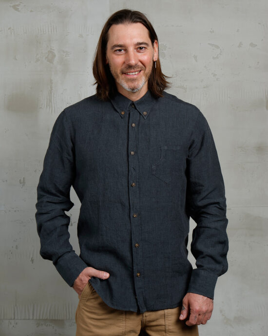 Pike Brothers Surveyor Shirt Clifden Navy front