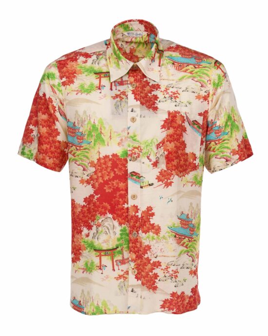 Pike Brothers 1937 Roamer Short Sleeve Miyamato Orange - front