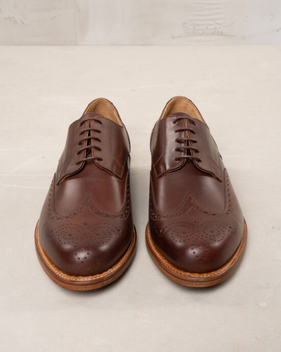 Pike Brothers 1938 Cricketeer Shoe Brown cuir Pike Brothers 1938 Cricketeer Shoe Brown - cuir cuir vintage
