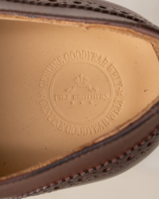 Pike Brothers 1938 Cricketeer Shoe Brown portees Pike Brothers 1938 Cricketeer Shoe Brown - portees cuir vintage