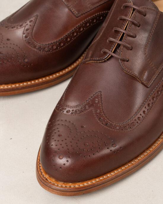 Pike Brothers 1938 Cricketeer Shoe Brown upper Pike Brothers 1938 Cricketeer Shoe Brown - upper vintage leather