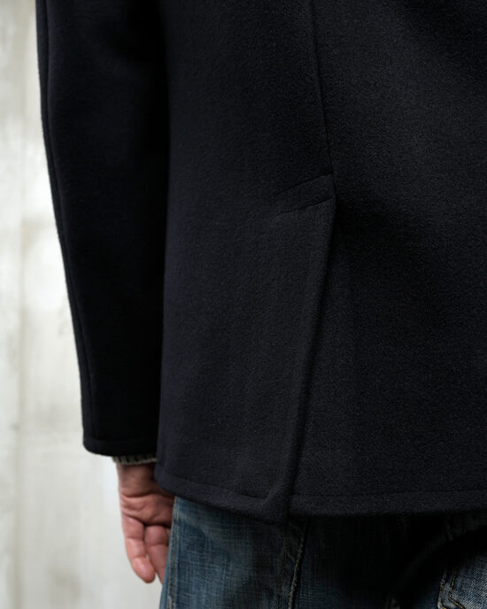 Pike Brothers 1938 Pea Coat - Pocket Detail Close pike-brothers-1938-pea-coat-black-wool-pocket-detail-close