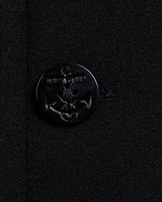 Pike Brothers 1938 Pea Coat - Metal Buttons Detail pike-brothers-1938-pea-coat-wool-black-metal-buttons-detail