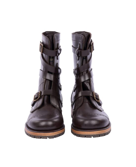 Pike Brothers 1945 Tanker Boots Brown profil Pike Brothers 1945 Tanker Boots Brown - profil cuir vintage