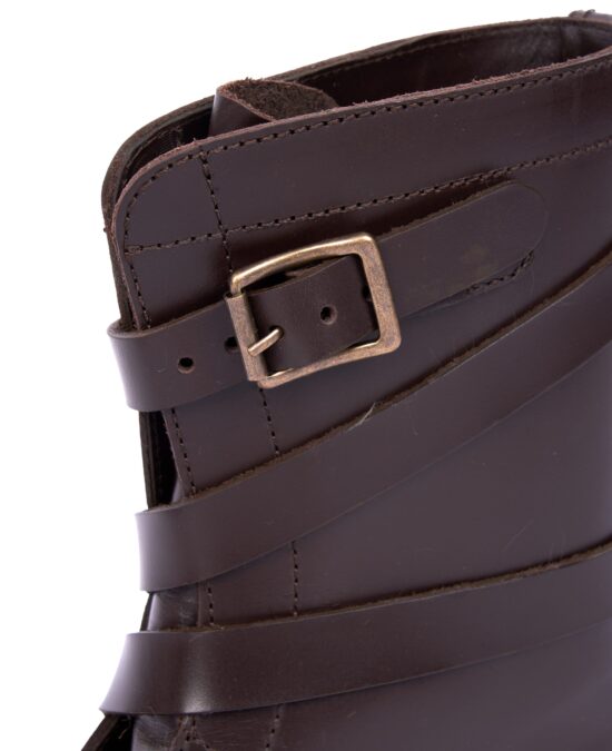 Pike Brothers 1945 Tanker Boots Brown upper Pike Brothers 1945 Tanker Boots Brown - upper vintage leather