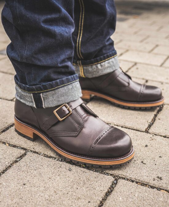 Pike Brothers 1945 Tanker Boots Brown worn Pike Brothers 1945 Tanker Boots Brown - worn vintage leather