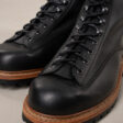 Pike Brothers 1946 Mountaineer Boots Black - laces vintage leather