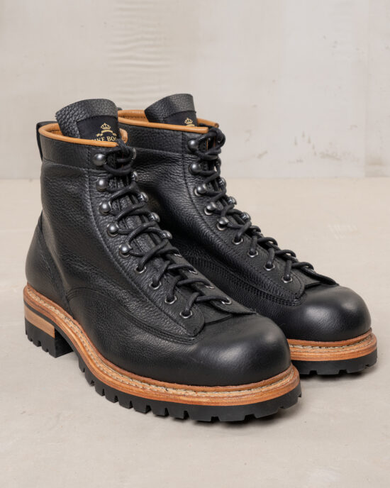 Pike Brothers 1946 Mountaineer Boots Black leather Pike Brothers 1946 Mountaineer Boots Black - leather vintage leather