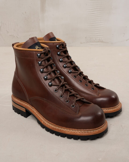 Pike Brothers 1946 Mountaineer Boots Bourbon cuir Pike Brothers 1946 Mountaineer Boots Bourbon - cuir cuir vintage
