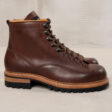 Pike Brothers 1946 Mountaineer Boots Bourbon - detail vintage leather