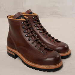 Pike Brothers 1946 Mountaineer Boots Bourbon - leather vintage leather
