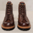 Pike Brothers 1946 Mountaineer Boots Bourbon - side vintage leather