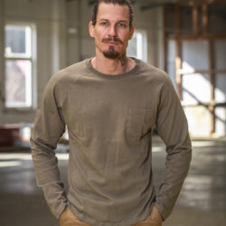 Pike Brothers 1947 Pep Shirt Bellport Grey sweatshirt - front