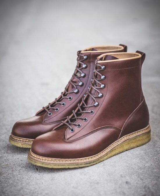 Pike Brothers 1947 Trapper Boots Brown upper Pike Brothers 1947 Trapper Boots Brown - upper vintage leather