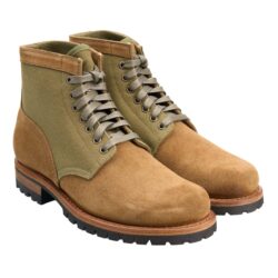 Pike Brothers 1952 Lowkinawa Boots Rough-Out - face cuir vintage