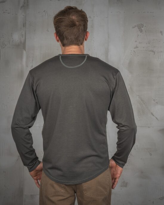 Pike Brothers Roadie LS Texas Green back Pike Brothers Roadie Texas Green back