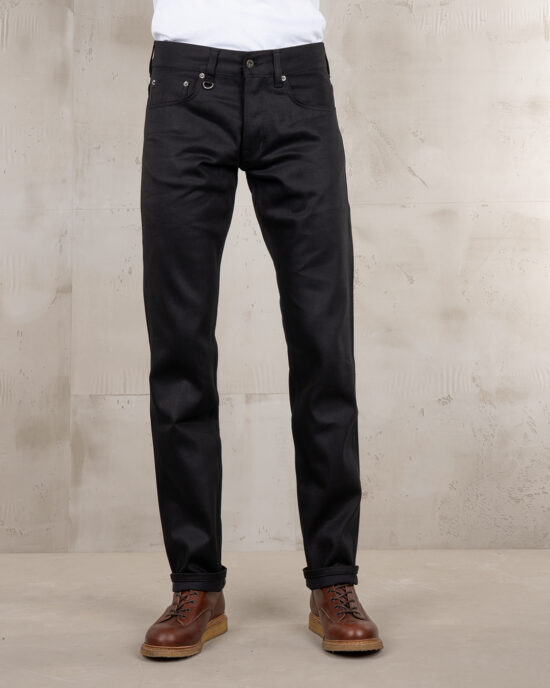 Pike Brothers Pike Brothers 1963 Roamer Pant 13oz Pitch Black Denim front