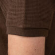 Pike Brothers 1963 Royal Polo Brown short sleeve finishing detail