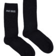 Pike Brothers Service Socks Black knit detail