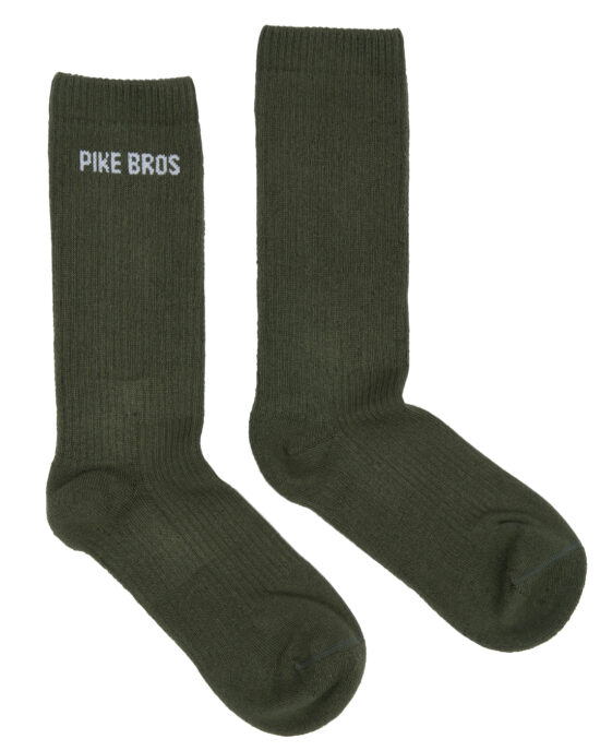 Pike Brothers 1963 Service Socks Olive knit detail Pike Brothers 1963 Service Socks Olive - knit detail